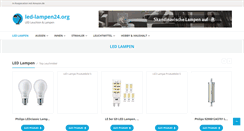 Desktop Screenshot of led-lampen24.org