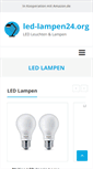 Mobile Screenshot of led-lampen24.org